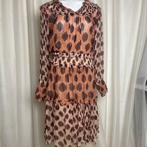 Let Me Be Alaina animal print dress